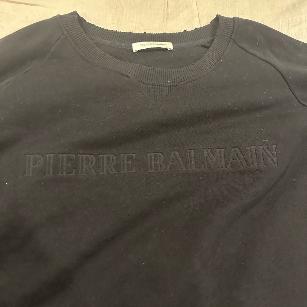Pierre Balmain XXL black crew neck